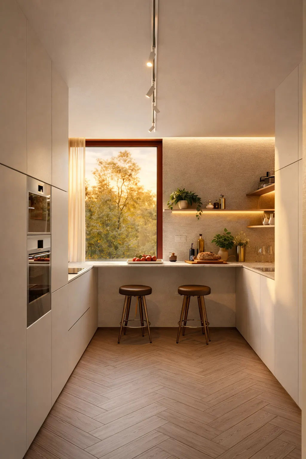 Cozinha de um apartamento T3
