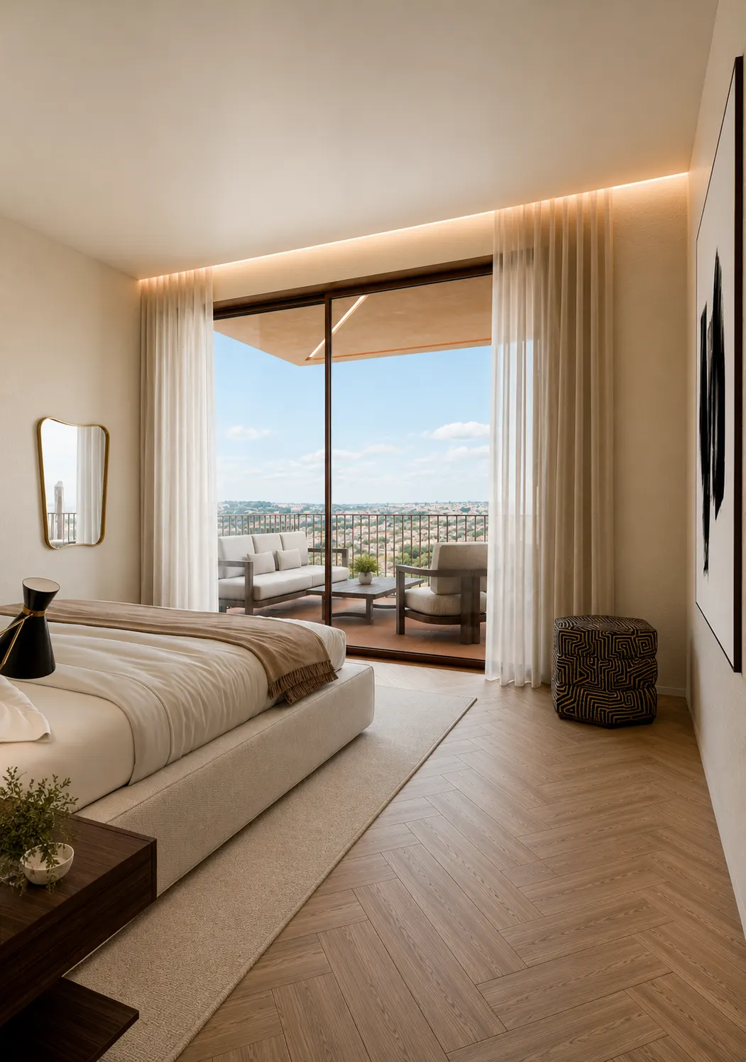 Quarto de um apartamento T3